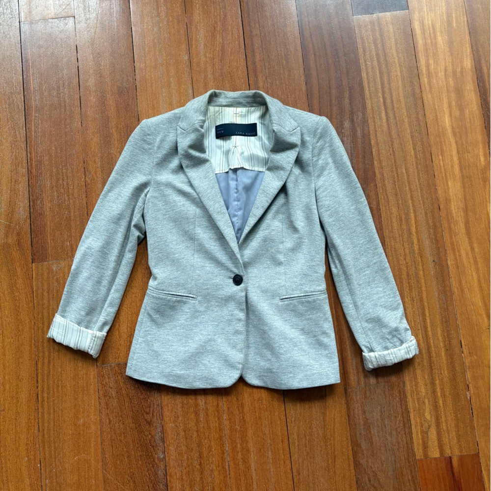 Zara Grey Blazer, Size S